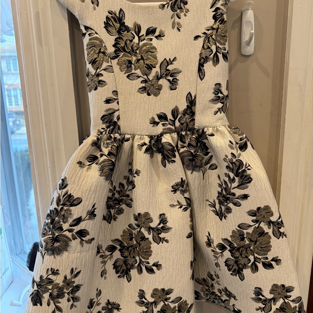 Floral Patterned Kids Dress